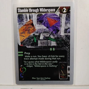 STUMBLE THROUGH WILDERSPACE -- NETRUNNER CCG -- LIMITED v1.0 --- NM - Picture 1 of 1