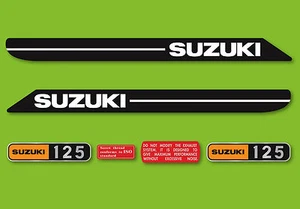 1970 Suzuki T125II Stinger - Decal Set - Bild 1 von 2