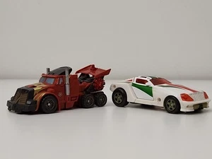Transformers Energon Downshift & Rodimus Figures 2003 Incomplete - Picture 1 of 14