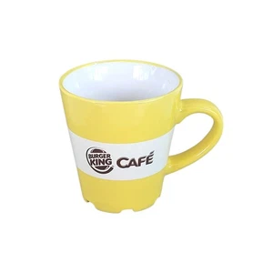 Taza de café amarilla Burger King Café edición 2012 - I Love Coffee - Imagen 1 de 4