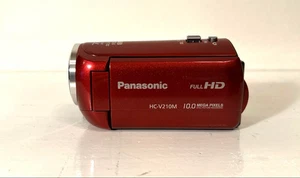Panasonic HC-V210M Red 10MP Camcorder Video Camera Full HD used from japan - Picture 1 of 20
