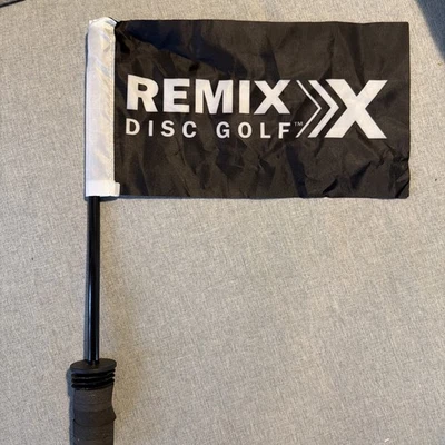Remix DISC GOLF ADVERTISING  BANNER/FLAG 6.5 X 12 With Base - Image 1 of 4