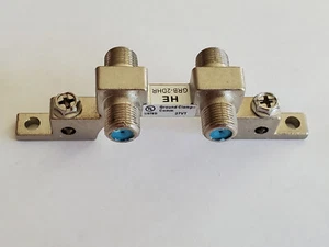 4pcs DUAL PORT COAXIAL CABLE TV SATELLITE GROUND BLOCK GRB-2DHR - Picture 1 of 2