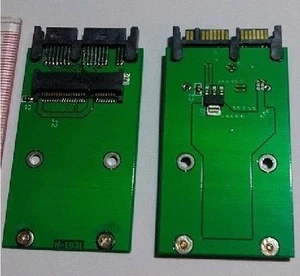 SSD Card Adapter  Mini PCIe PCIe mSATA 3x5cm SSD to 1.8in Micro SATA Converter - Picture 1 of 3