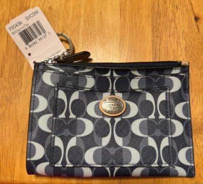 Cartera Coach F50436 Denim Azul Peyton Dream C Firma Mediana Ajustada Identificación - Nueva con Etiquetas Foto 1 de 4