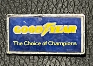 MOTORING MOTORCYCLE Pin Badge GOODYEAR Tyres - Picture 1 of 2
