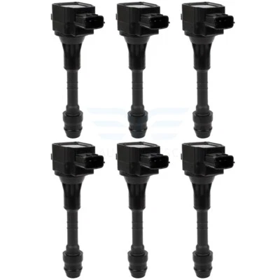 6xIgnition Coils For INFINITI M45 2003-10 FX45 2003-08 Q45 2002-06 4.5L V8 UF482 - Image 1 of 4
