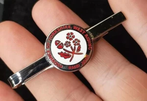 Silver Plated Enamel Tie Clip - Province Of Yorkshire West Riding RMBI 2017 - Picture 1 of 5