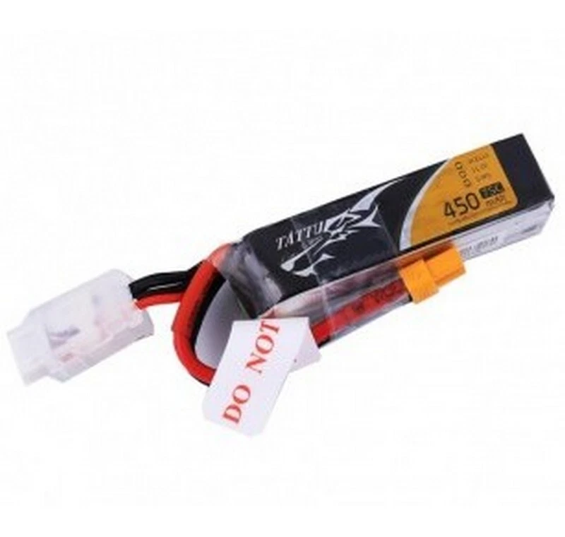GensAce Tattu 450mAh 3S1P 11,1V 75C LiPo-Akku XT30 für H-Rahmen - Bild 1 von 2