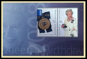 117. AUSTRALIA 2008 STAMP M/S BIRTHDAY OF QUEEN ELIZABETH II . MNH - Picture 1 of 1