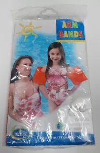 INTEX The Wet Set Orange Swim Arm Bands #59640 7.5" x 7.5" - NEW - Picture 1 of 2