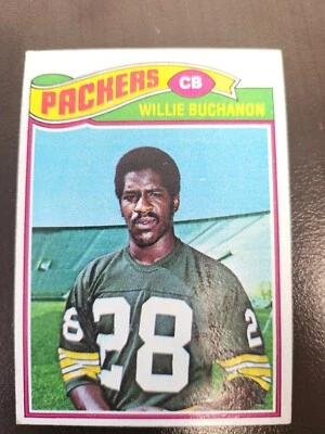 1977 Topps Willie Buchanon NRMT card #402.. - Image 1 of 2