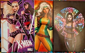 🔑 X-MEN SZERDY 3 Issue Variants - 2 VIRGIN, 1 TRADE X-MEN WOLVERINE AVENGERS - Picture 1 of 10