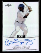 2015 Leaf Metal Draft #BACS2 Christin Stewart AUTO Tigers