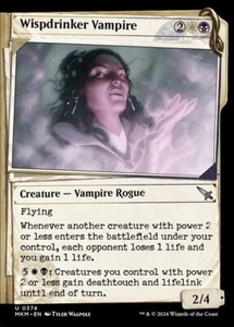 MTG WISPDRINKER VAMPIRE 374 EXC - VAMPIRA SUCCHIAVITA - MKM X EN - MAGIC - Picture 1 of 1