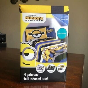 Kids boys minions bedding sheet set FULL size (E4) - Picture 1 of 6