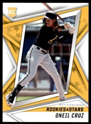2022 PANINI ROOKIES AND STARS Oneil Cruz Pittsburgh Pirates #PTJ-OC R25 - Image 1 of 2