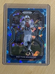 PEYTON MANNING 2020 Panini Prizm BLUE ICE SP #91 Broncos COLTS HOF /99