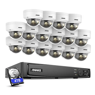 ANNKE 12MP Color Night Vision CCTV System POE IP Camera Audio In 8 16CH 5IN1 NVR - Image 1 of 4