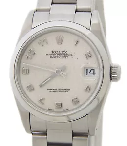 Rolex Datejust 68240 Orologio SS di medie dimensioni con quadrante arabo ""Anniversario"" in avorio - Foto 1 di 7