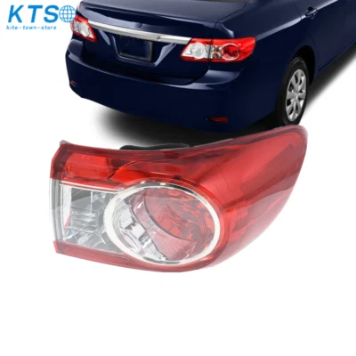 Luz trasera exterior lado derecho Toyota Corolla 2011 2012 2013 lámpara de freno Foto 1 de 4