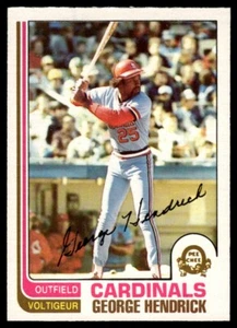 1982 O-Pee-Chee George Hendrick St. Louis Cardinals #295 - Picture 1 of 2