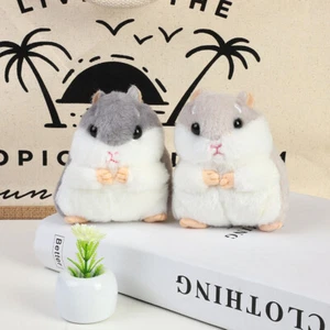 Hamster Plüsch Schlüsselanhänger Anhänger Puppe Schulranzen Schüler Geschenk Rucksack - Bild 1 von 9