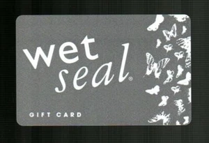 WET SEAL Butterflies 2008 Gift Card ( $0 ) - Picture 1 of 1