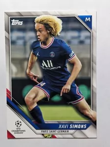 2021-22 UEFA Champions League Base Starball Foil #33 Xavi Simons - Picture 1 of 2