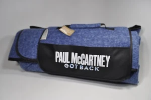 New Paul McCartney Got Back 2022 VIP Tour Recycled Blue Blanket by Field & Co. - Picture 1 of 5