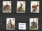 1977,  Elizabeth I1  stamps  5 used.  SG 1039/1040/1041/1042/1043.  No.1,  547.