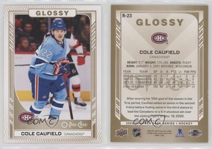 2023-24 Upper Deck Series 1 O-Pee-Chee Glossy Gold Cole Caufield #R-23