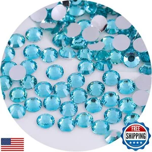720 Pcs SS30 6mm Flatback Rhinestones for Nails Art Crafts Glitter Round Gems - Picture 1 of 5