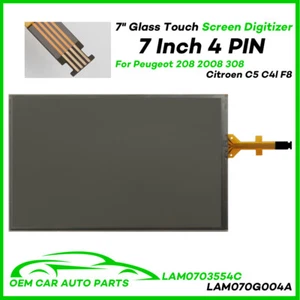 7-Zoll-Touchscreen-Digitizer für LAM070G004A Peugeot 208 2008 308 Citroen C5 C3x - Picture 1 of 10