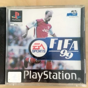 PS1 FIFA 99 Playstation One Game Original Black Label PAL Retro PSone Football - Picture 1 of 8