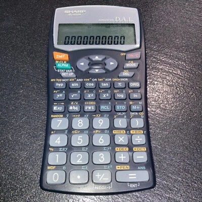 Sharp EL-531W Advanced DAL Scientific Calculator  preowned - Image 1 of 2