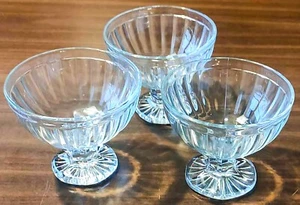 3er Set Einfache Kristallglas Eisbecher Schalen 6 fl oz 180 ml - Bild 1 von 7