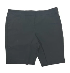 Chicos So Slimming Brigitte Bermuda Shorts 3,5 18 schwarz Pull On Baucheinsatz - Bild 1 von 5