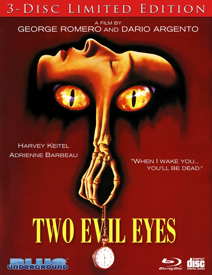 Two Evil Eyes 3-disc Limited Edition Set Dario Argento, George A. Romero - Image 1 of 1