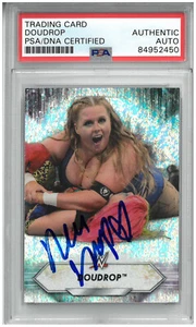 DOUDROP SIGNED AUTOGRAPH SLABBED WWE 2021 TOPPS FOIL CARD PSA DNA PIPER NIVEN - Picture 1 of 2