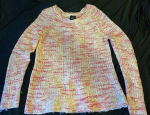 American Eagle Pink Jegging Sweater Size LG Knitted Sweater - Picture 1 of 6