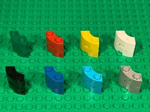 LEGO (x2) BRICK ROUND CORNER 2x2 Macarrones #3063 - Imagen 1 de 17