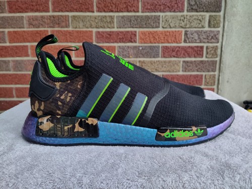 Scarpe Adidas JuJu Smith Schuster x NMD_R1 "Black Camo Print" da uomo taglia 13 come nuove
