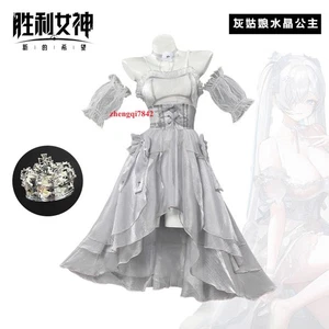 NIKKE:The Goddess of Victory Cinderella Crystal Princess Cosplay Dress Suit Sets - Picture 1 of 12