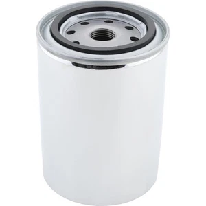 3/4-16 Chrome Oil Filter, Fits Ford/Mopar - Picture 1 of 7