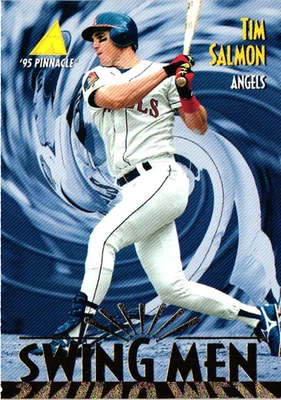 1995 Pinnacle - Tim Salmon #286 Swingmen - Angels - Image 1 of 2