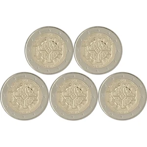 2 euro Germania 2023 fdc 5 zecche 1275° ann. nascita Carlo Magno - Imagen 1 de 1
