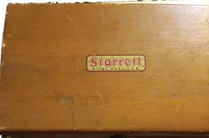 Starrett No. 196 Dial Test Indicator ** WOOD BOX CASE ONLY ** Vintage USA - Picture 1 of 3