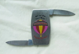 Zippo Advertising Electrolux Money Clip and Knife - Picture 1 of 3