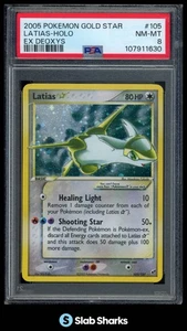 2005 POKEMON GOLD STAR EX DEOXYS #105/107 LATIAS HOLO PSA 8 - Bild 1 von 4
